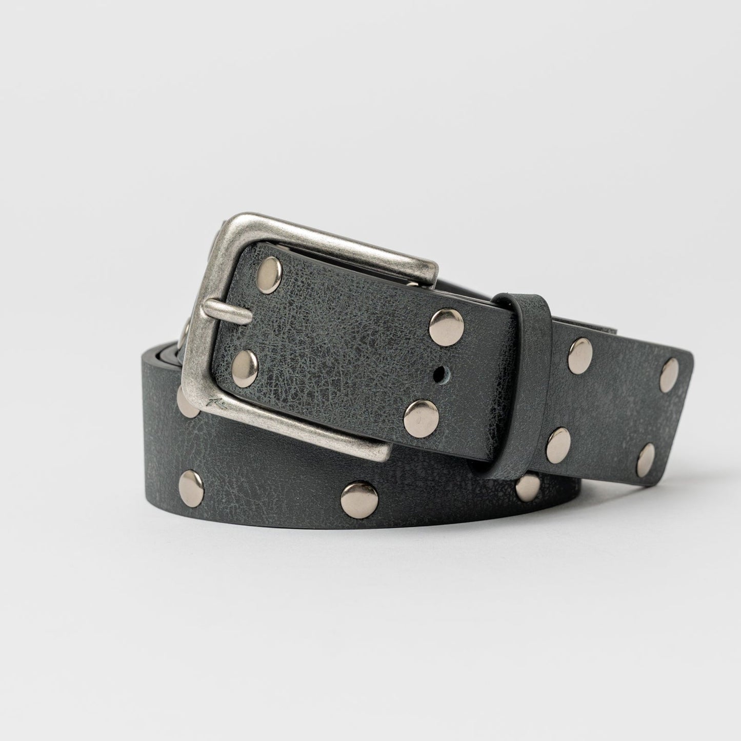 Cinturon Worn Out Stud Belt Black