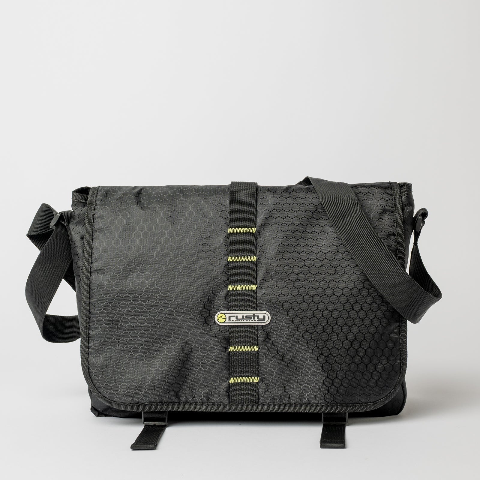 Bolso Voltage Messenger Bag Black/Sulphur