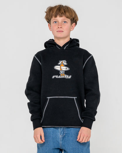 Canguro Dr. Dot Hooded Fleece Junior Black