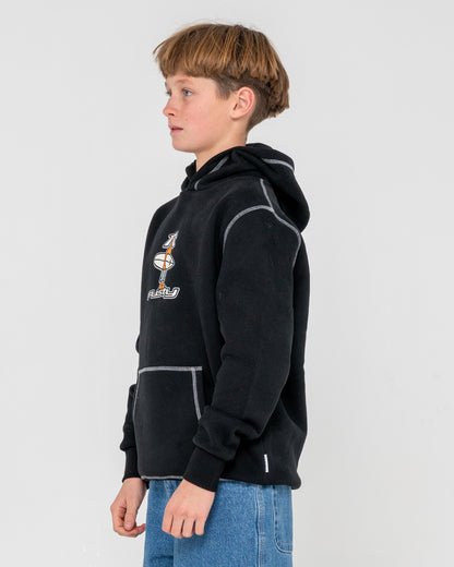 Canguro Dr. Dot Hooded Fleece Junior Black