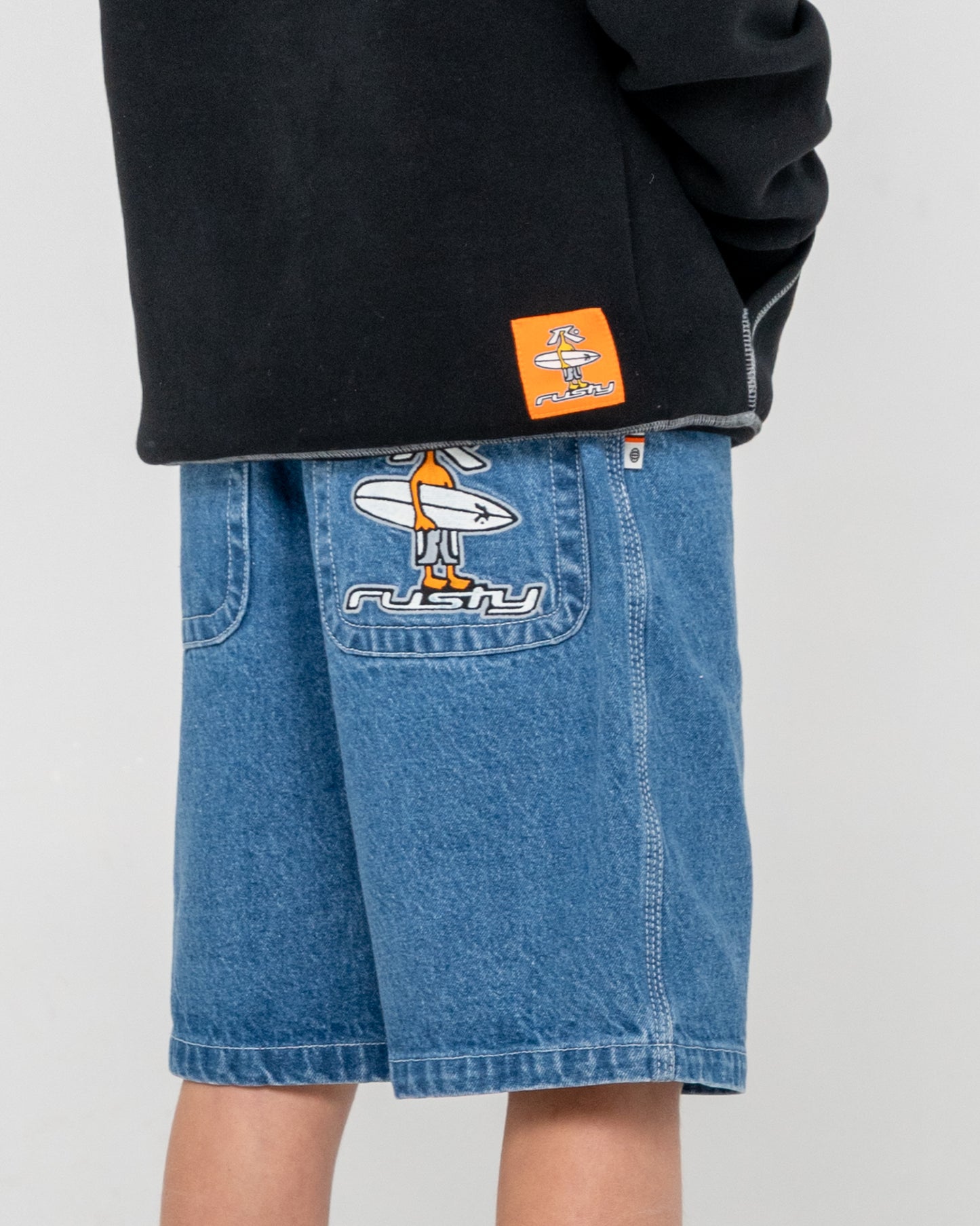 Canguro Dr. Dot Hooded Fleece Junior Black
