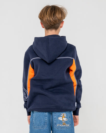 Canguro Titan Hooded Fleece Junior Navy Blue