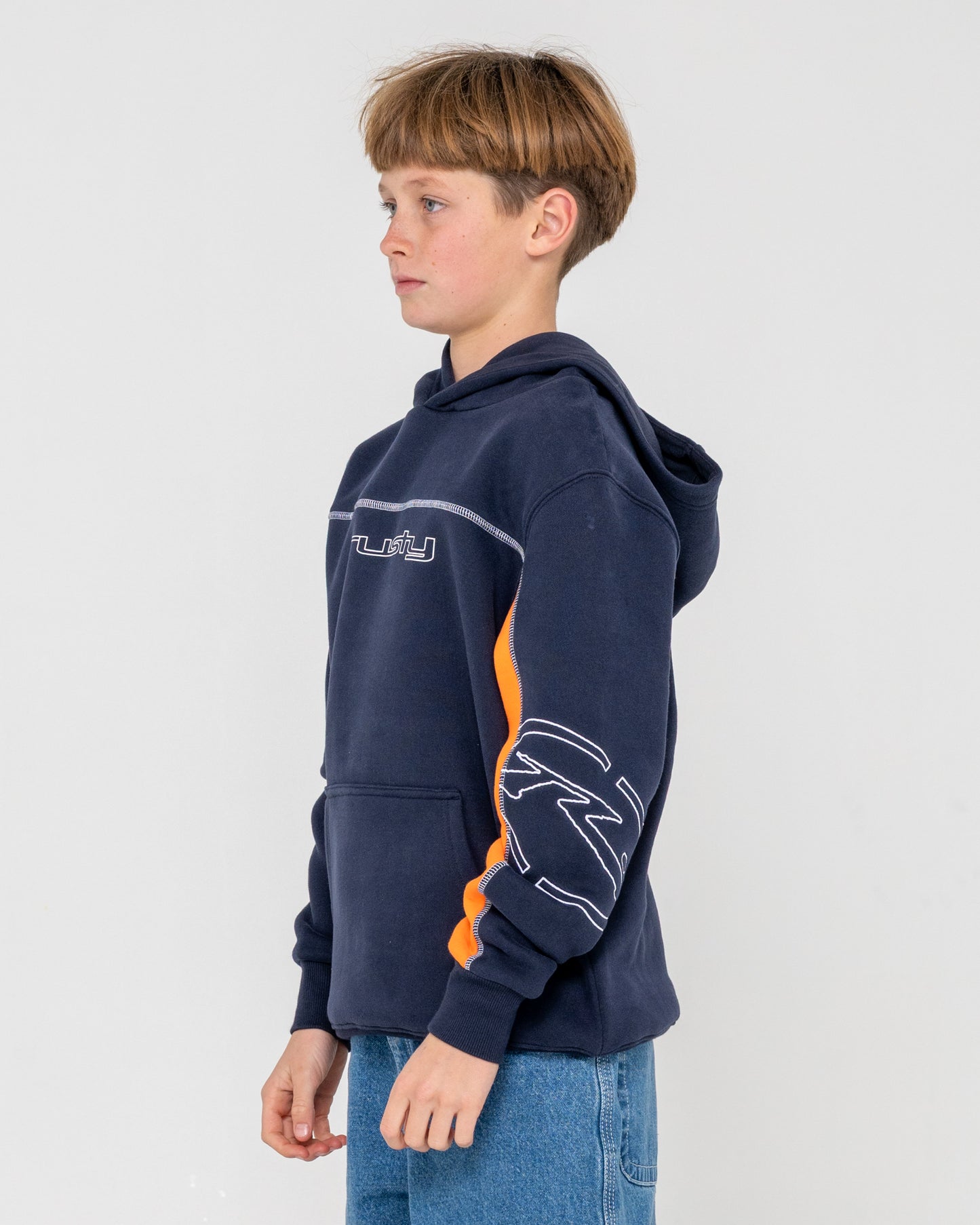 Canguro Titan Hooded Fleece Junior Navy Blue