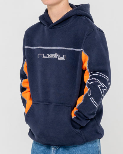 Canguro Titan Hooded Fleece Junior Navy Blue