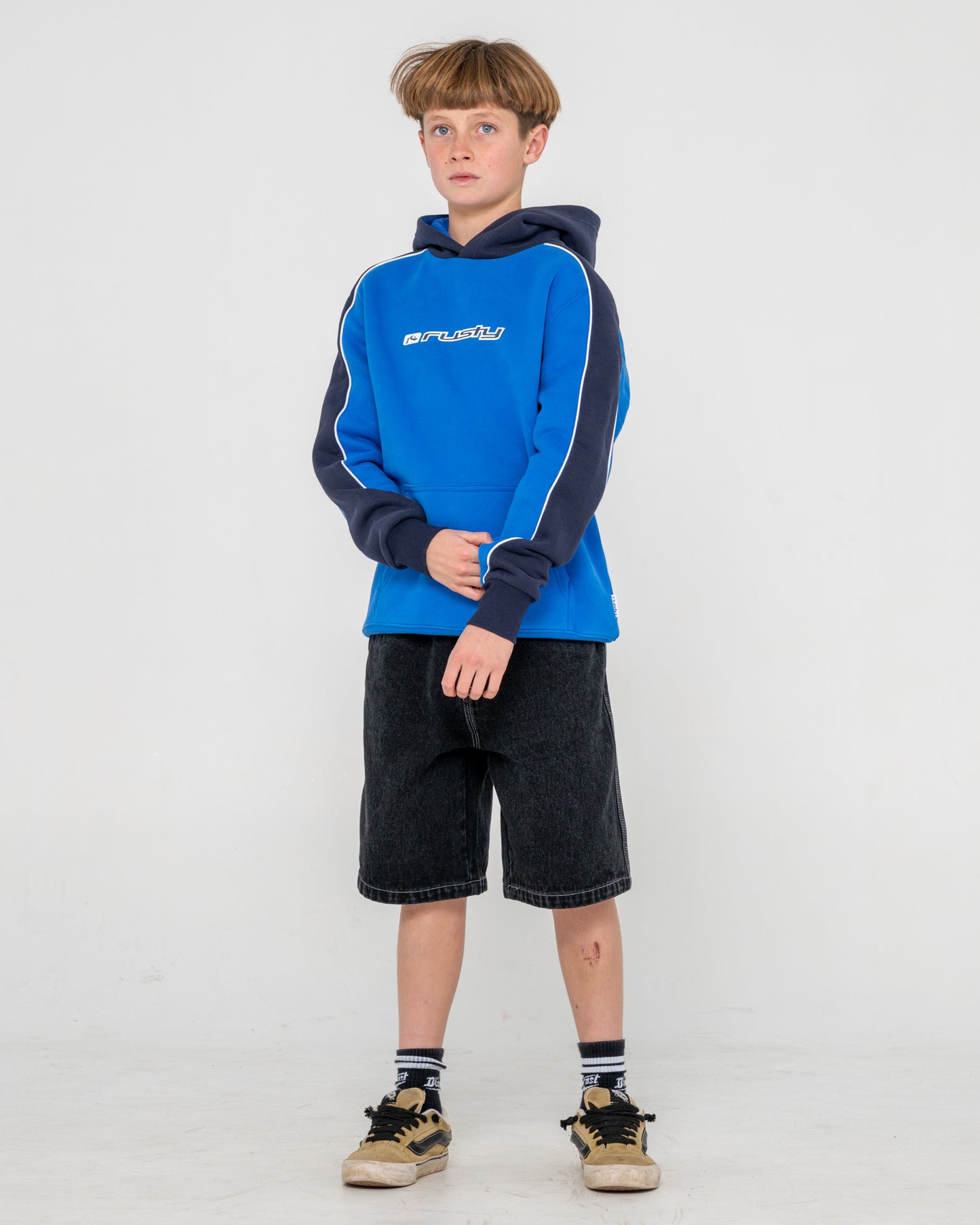 Canguro Panela Anderson 2.0 Hooded Fleece Junior Royal Blue