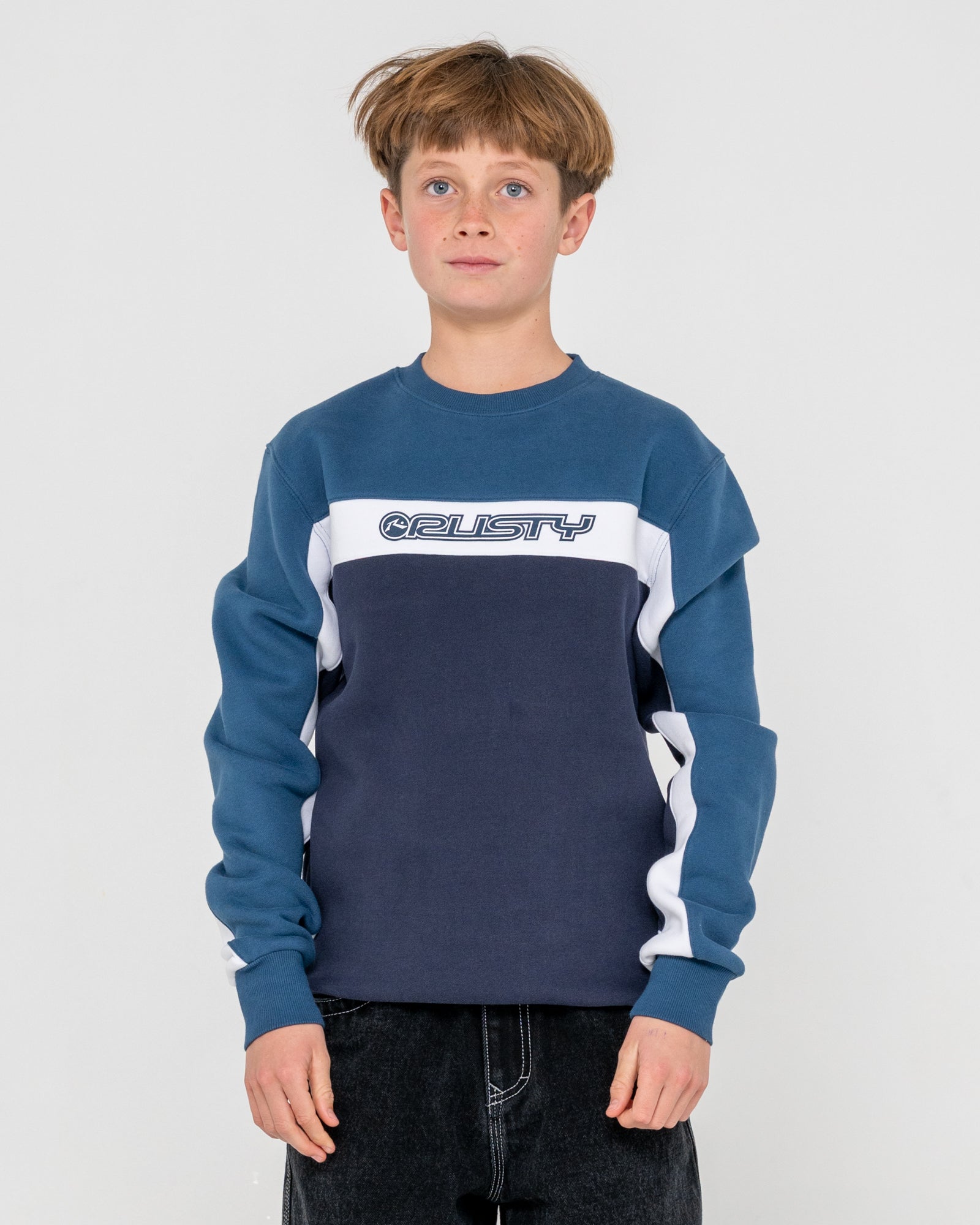 Buzo Pod Racer Fleece Junior Navy Blue