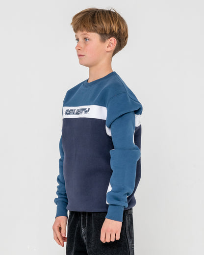 Buzo Pod Racer Fleece Junior Navy Blue