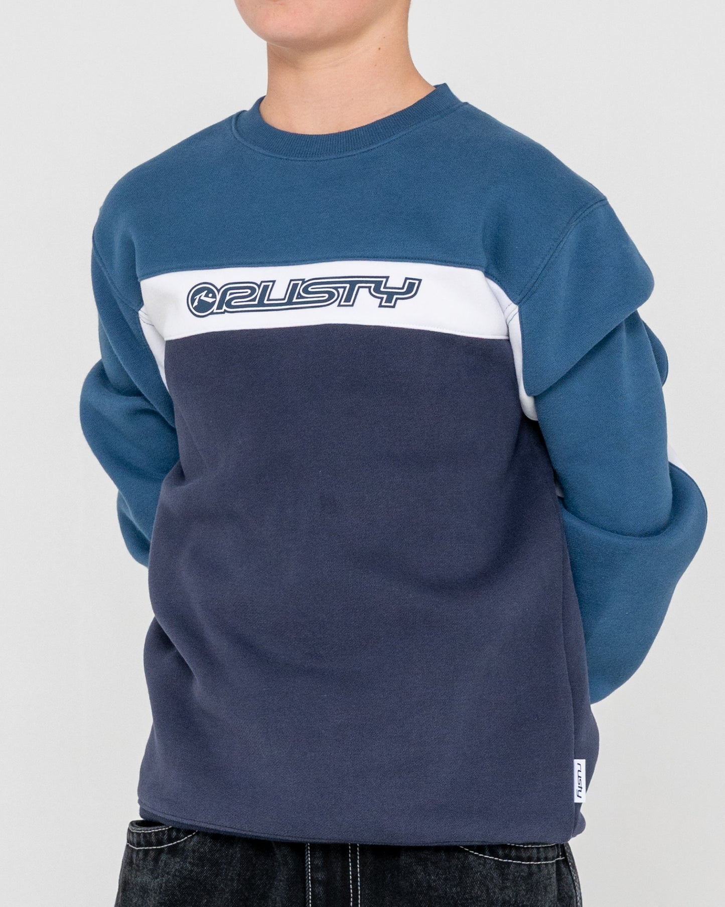 Buzo Pod Racer Fleece Junior Navy Blue