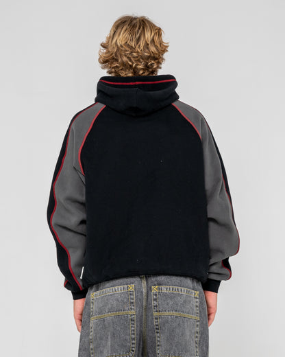 Canguro Paneka Hooded Fleece Black
