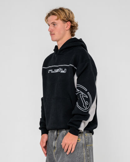 Canguro Titan Hooded Fleece Black