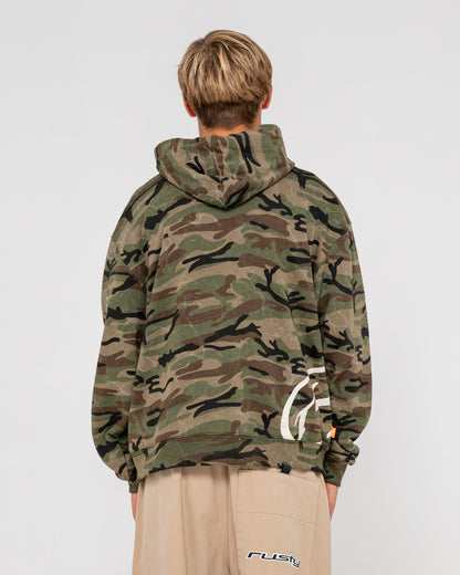 Campera Canguro Rambo Zip Thru Hooded Fleece Camo