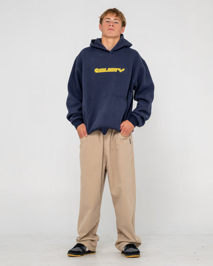 Canguro Flip Daddy 2.0 Hooded Fleece Navy Blue