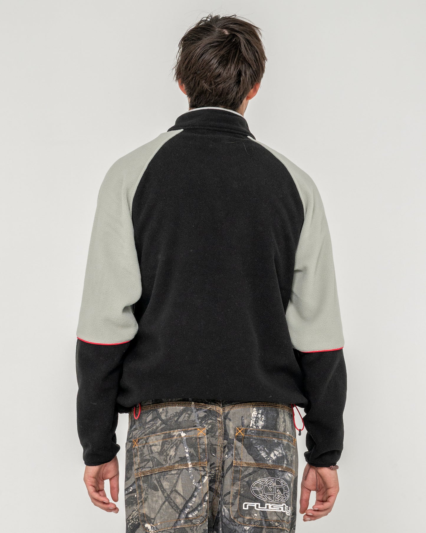 Buzo Tectonic Quarter Zip Polar Fleece Black