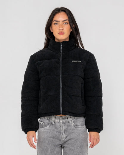 Campera Abrigo On And On Polar Black