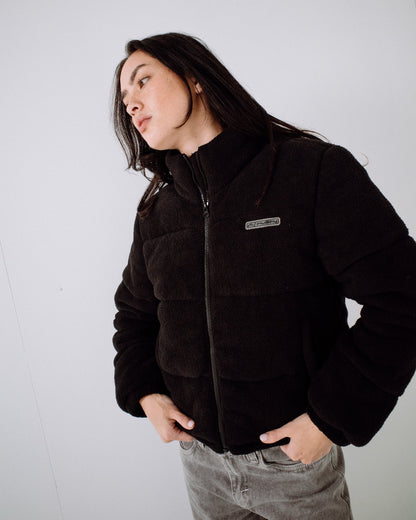 Campera Abrigo On And On Polar Black