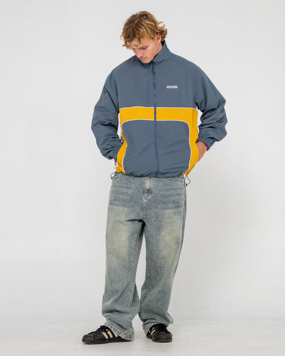 Campera Liviana Hocus Pocus Zip Thru Steel Blue