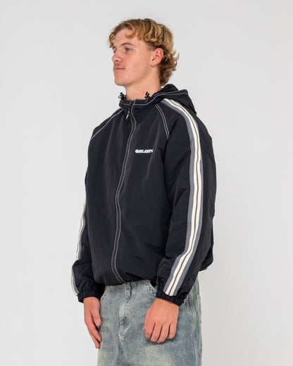Campera Abrigo Lock Out Hooded Black