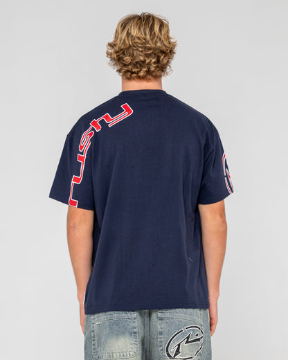 Remera Glaze-R Short Sleeve Navy Blue