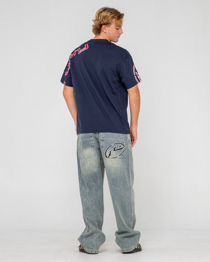 Remera Glaze-R Short Sleeve Navy Blue