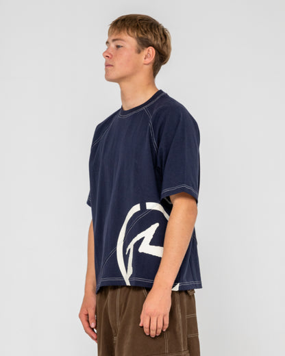 Remera Pablo Short Sleeve Heavy Navy Blue