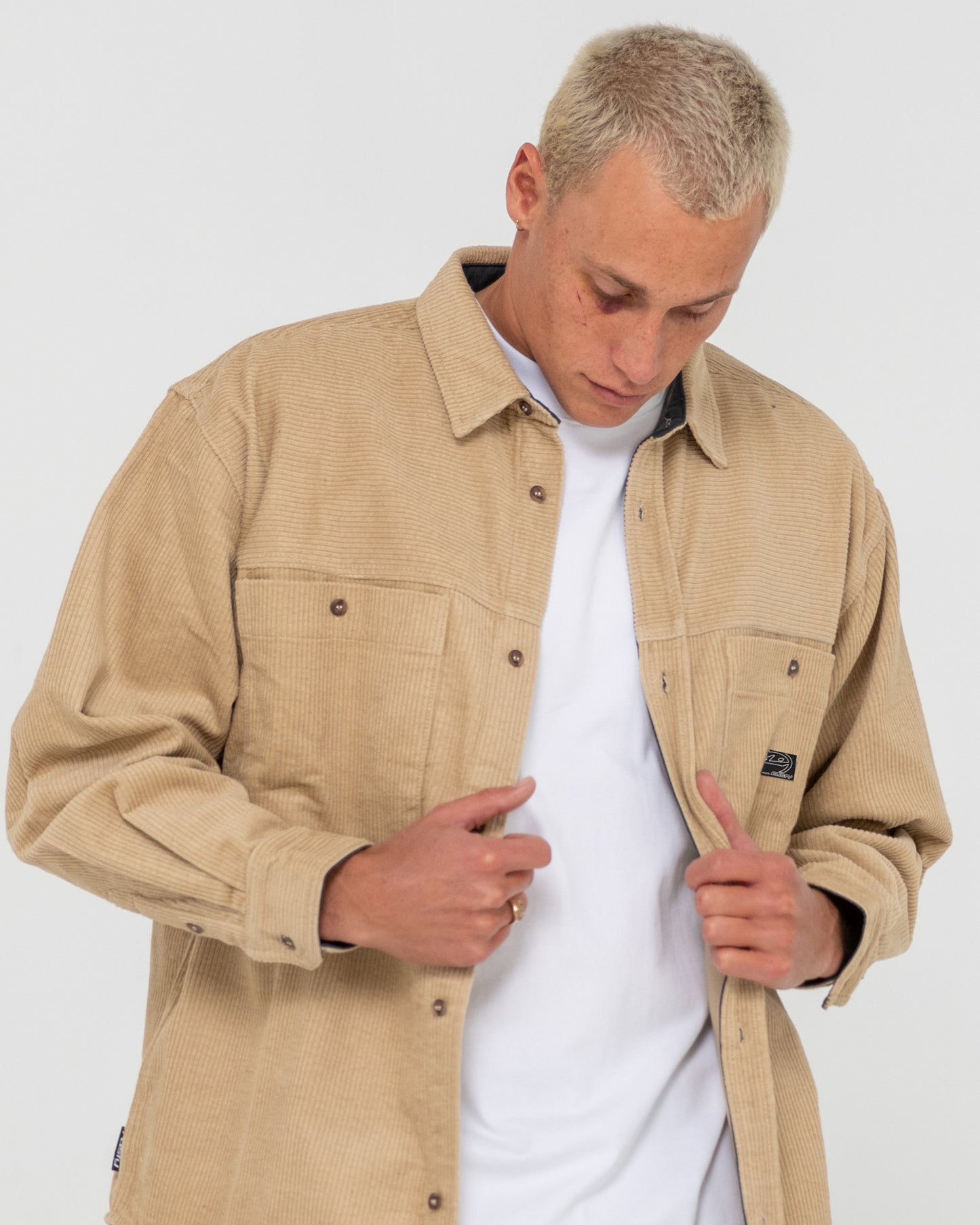 Camisa Cobra Over Light Fennel