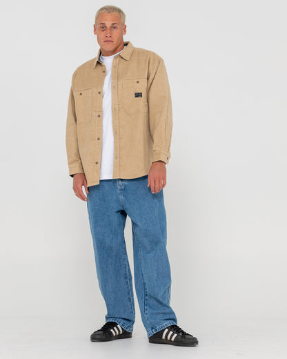 Camisa Cobra Over Light Fennel