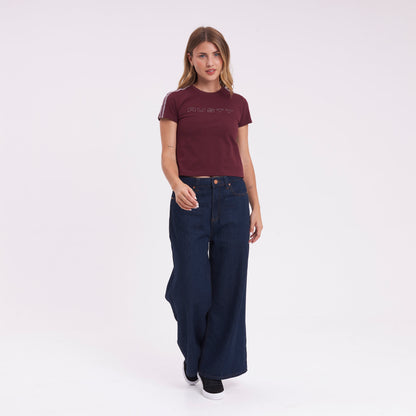 Jean Wendy Hi Rise Wide Leg Deep Blue