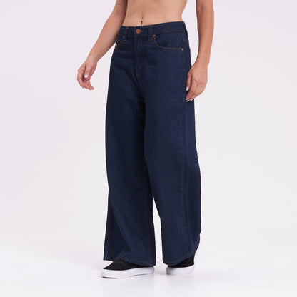 Jean Wendy Hi Rise Wide Leg Deep Blue
