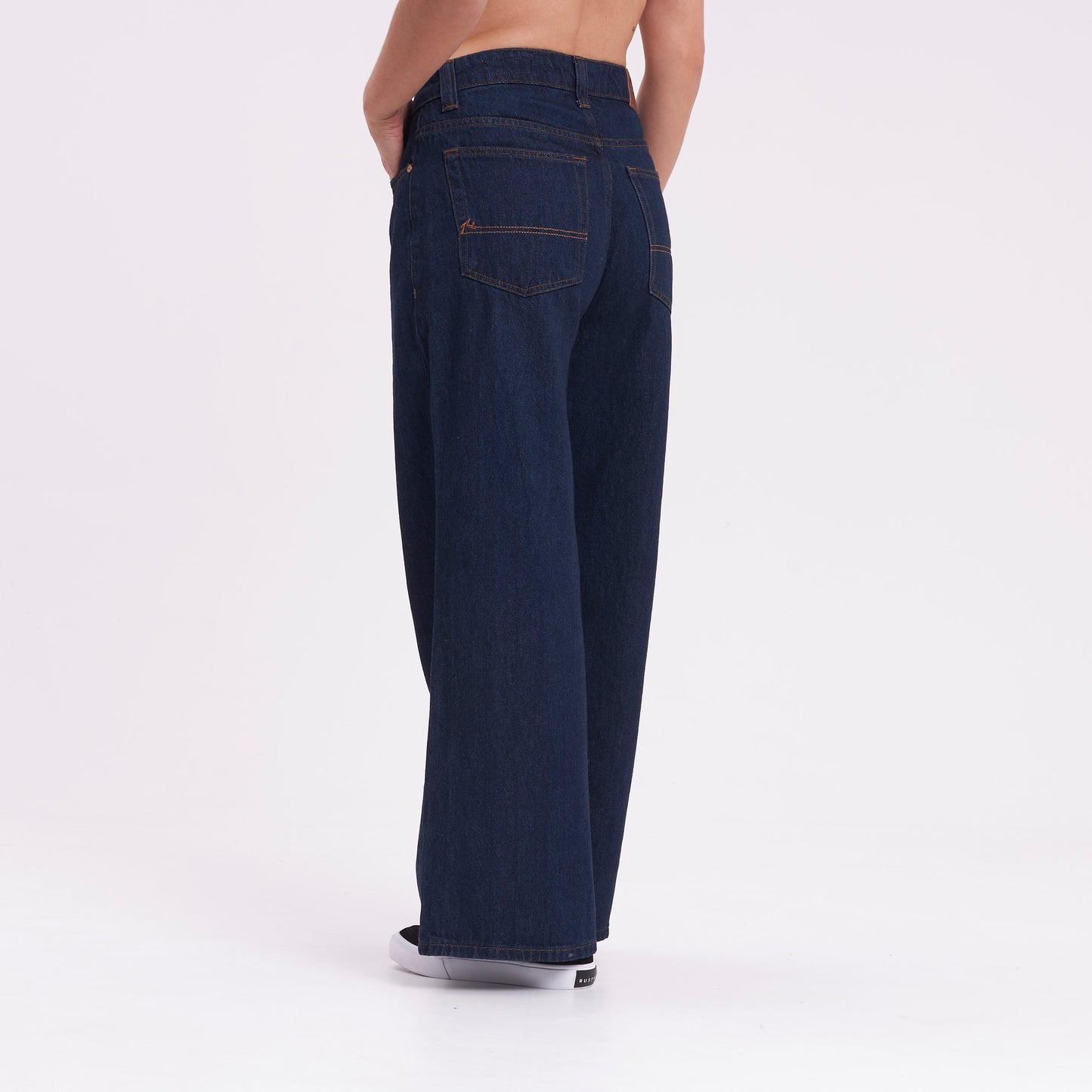 Jean Wendy Hi Rise Wide Leg Deep Blue
