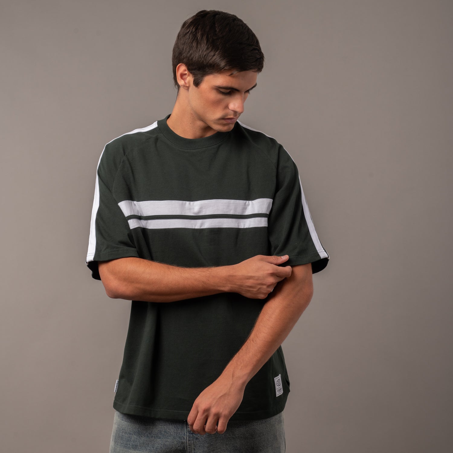 Remera White Lines Green Gables