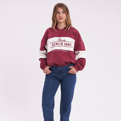 Buzo White Lines Polo Rhubarb