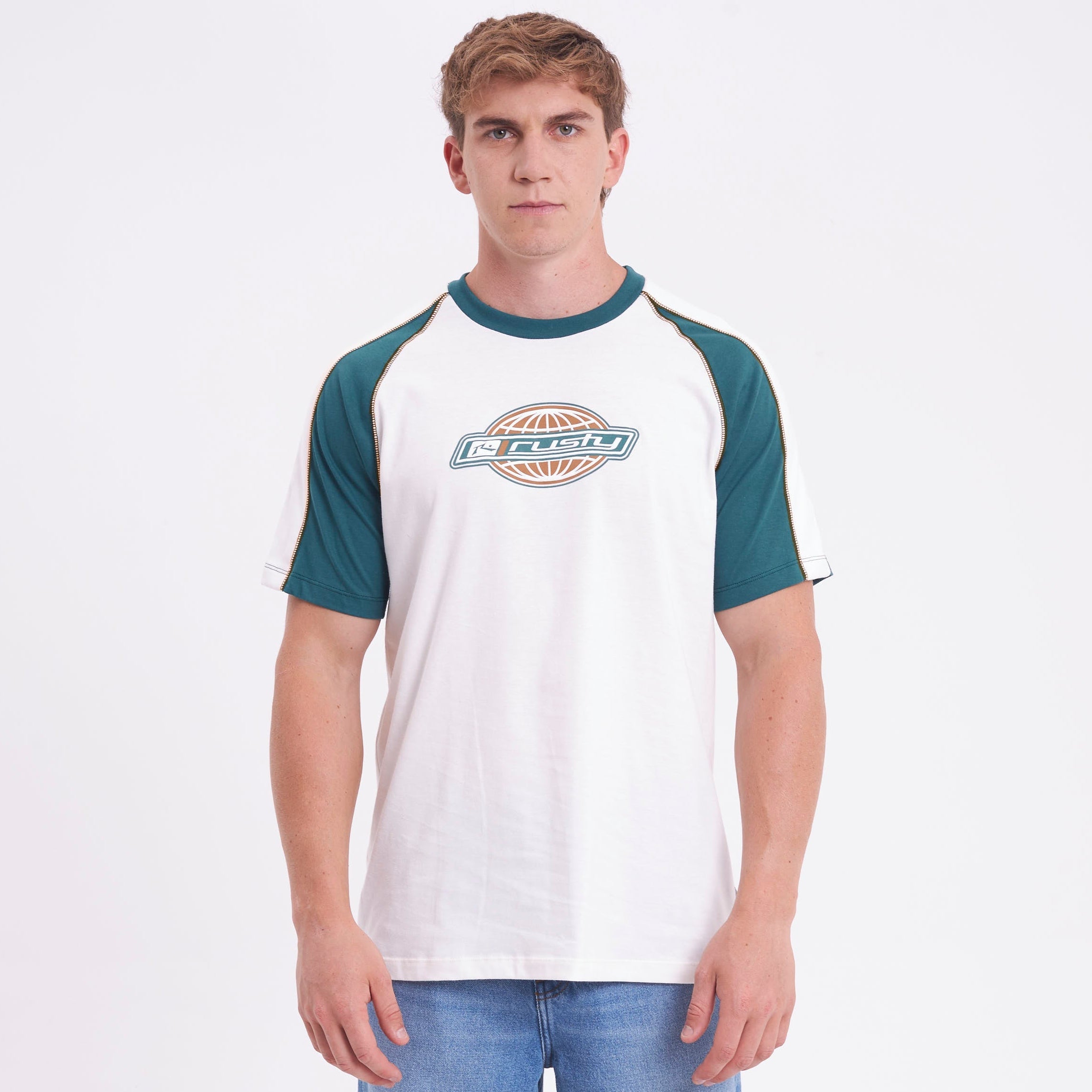Remera World Logo Off White