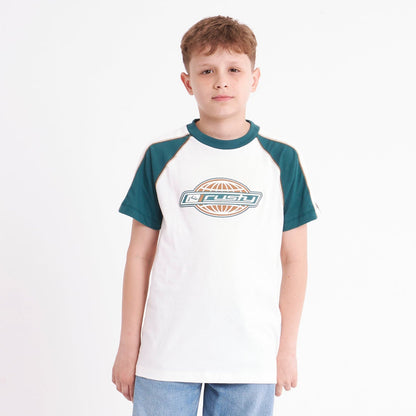 Remera Wor Logo Junior Off White