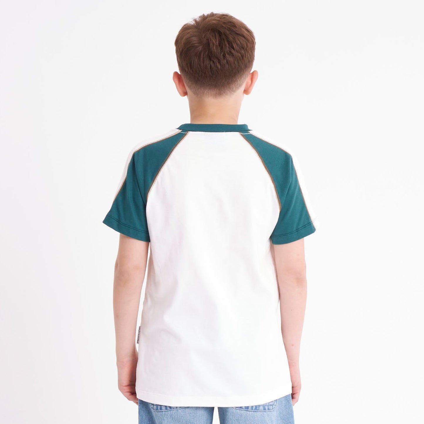 Remera Wor Logo Junior Off White