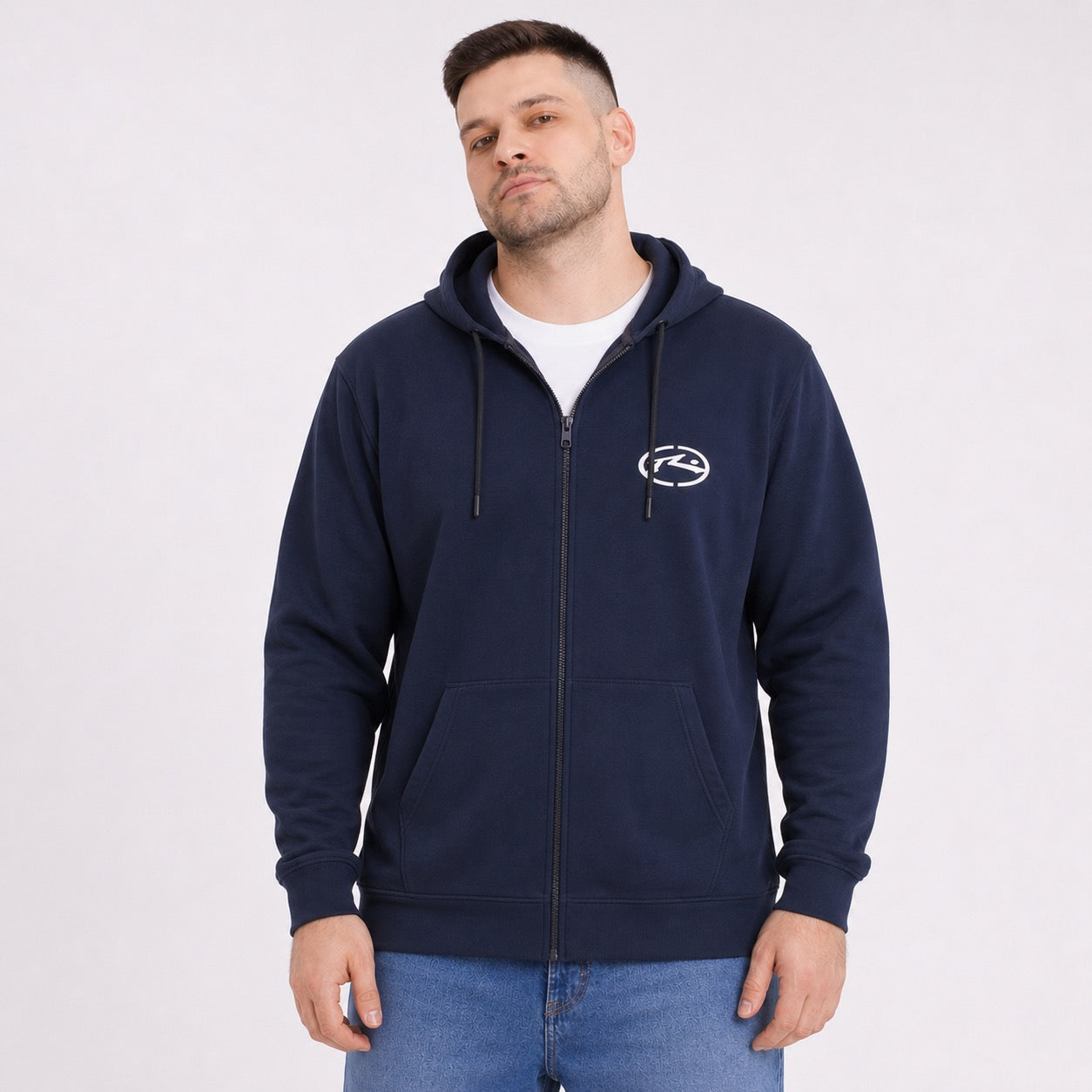 Campera Canguro Turbo Serie 2 Megabig Navy Blue