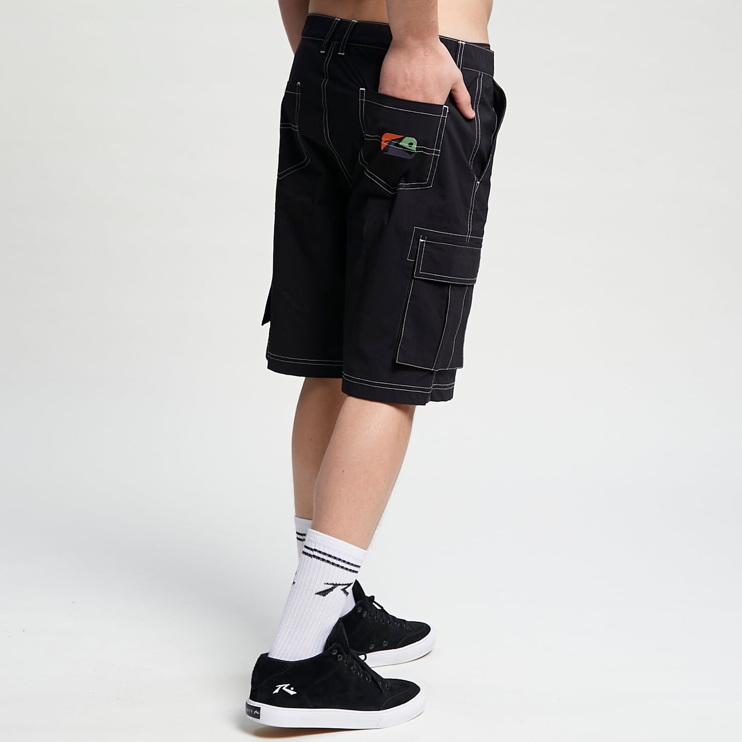 Bermuda Dmx Elastic Cargo Ws Black