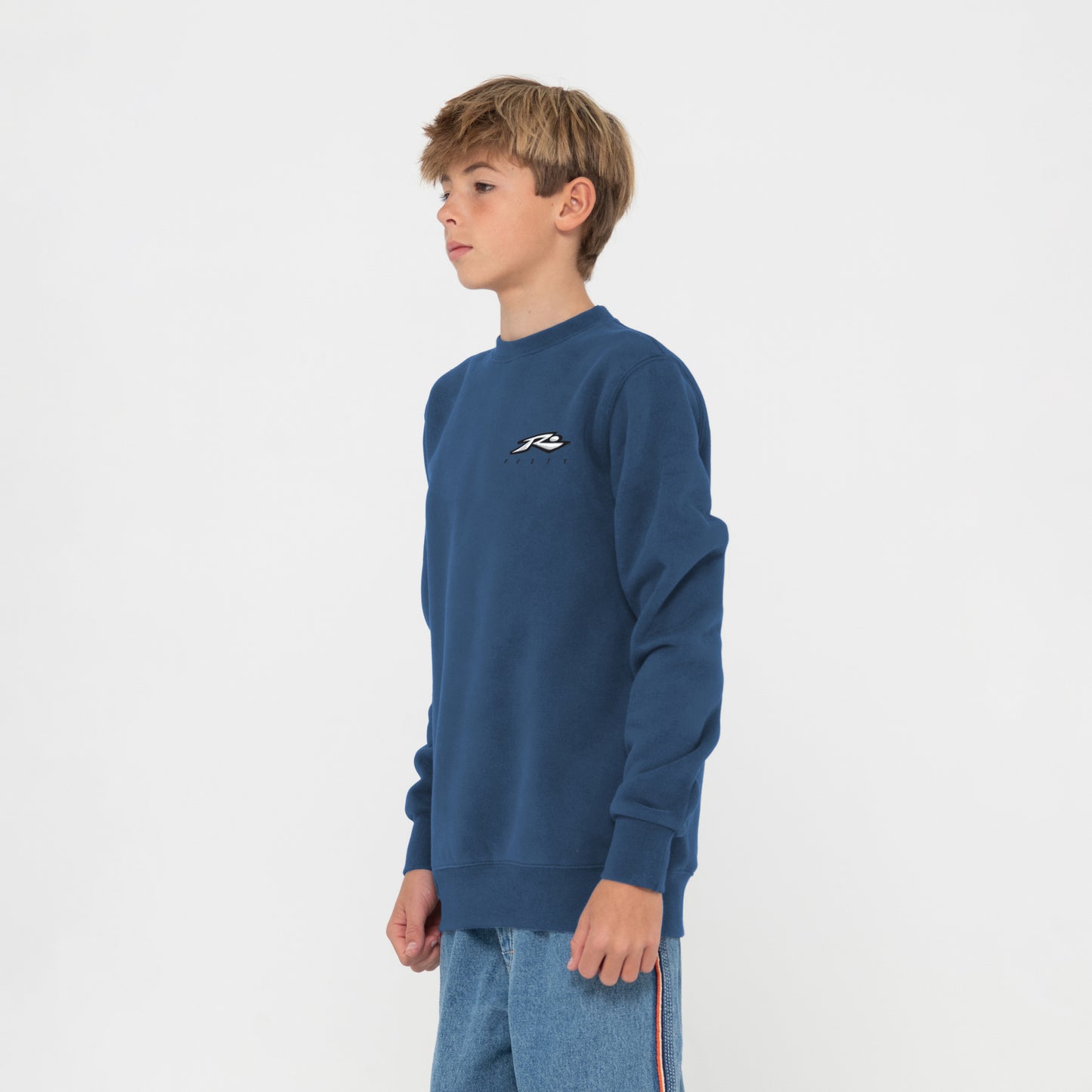 Buzo Rusty Registered Crew Jr Atlantic Blue