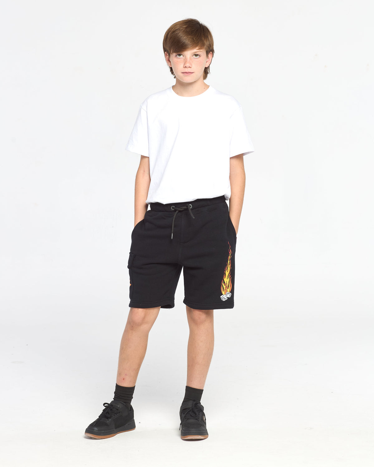 Short Rustico Fire&Game Ws Junior Black