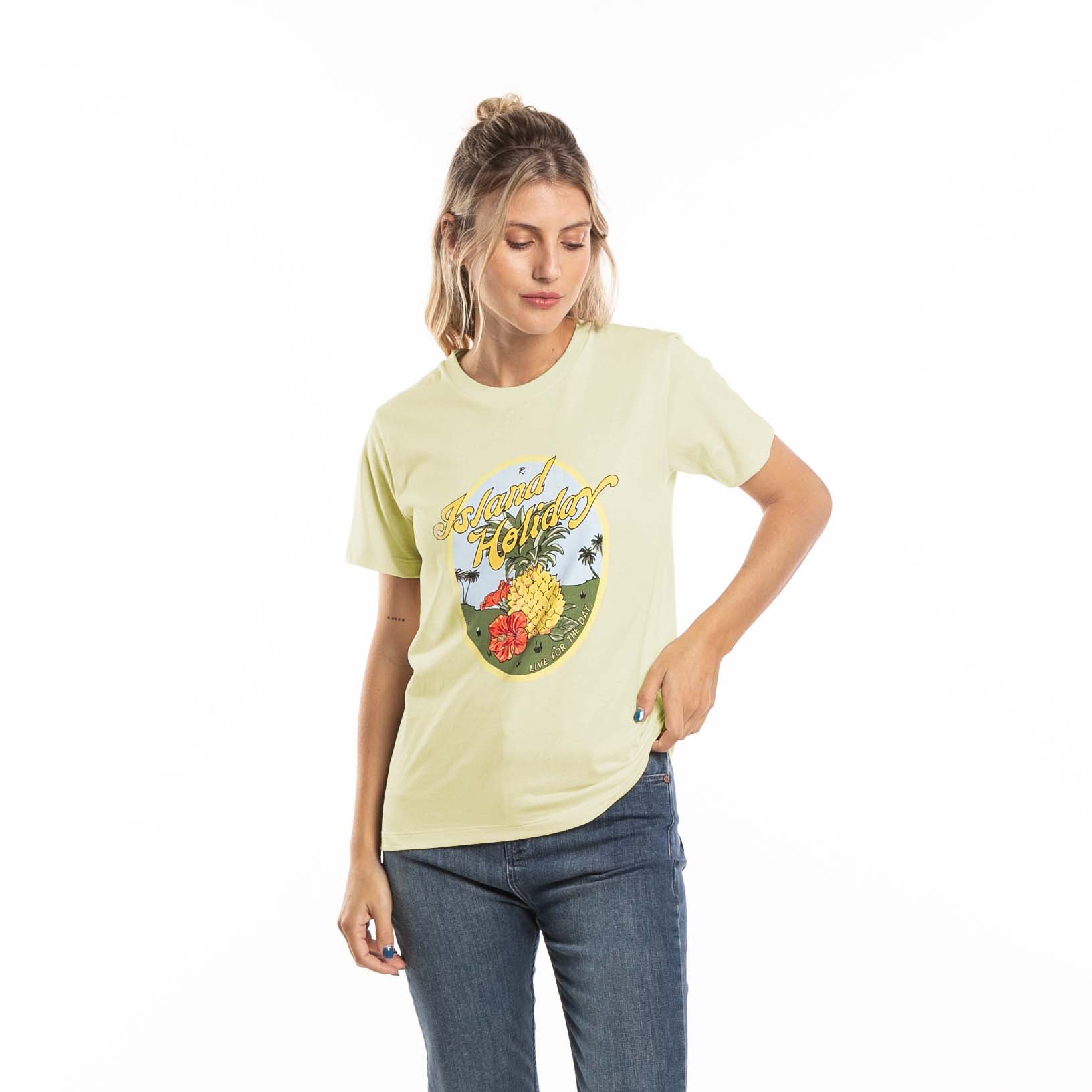 Remera Mc Island Holiday Classic Ld Light Yellow