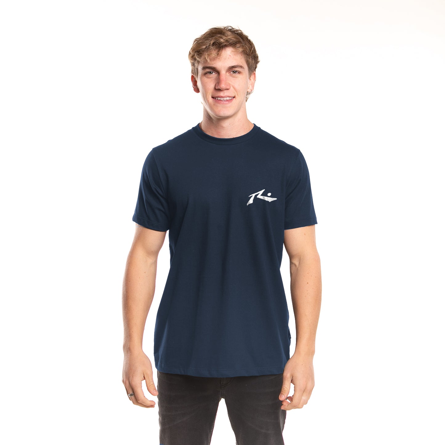 Remera Hombre Rusty Competition Azul Marino