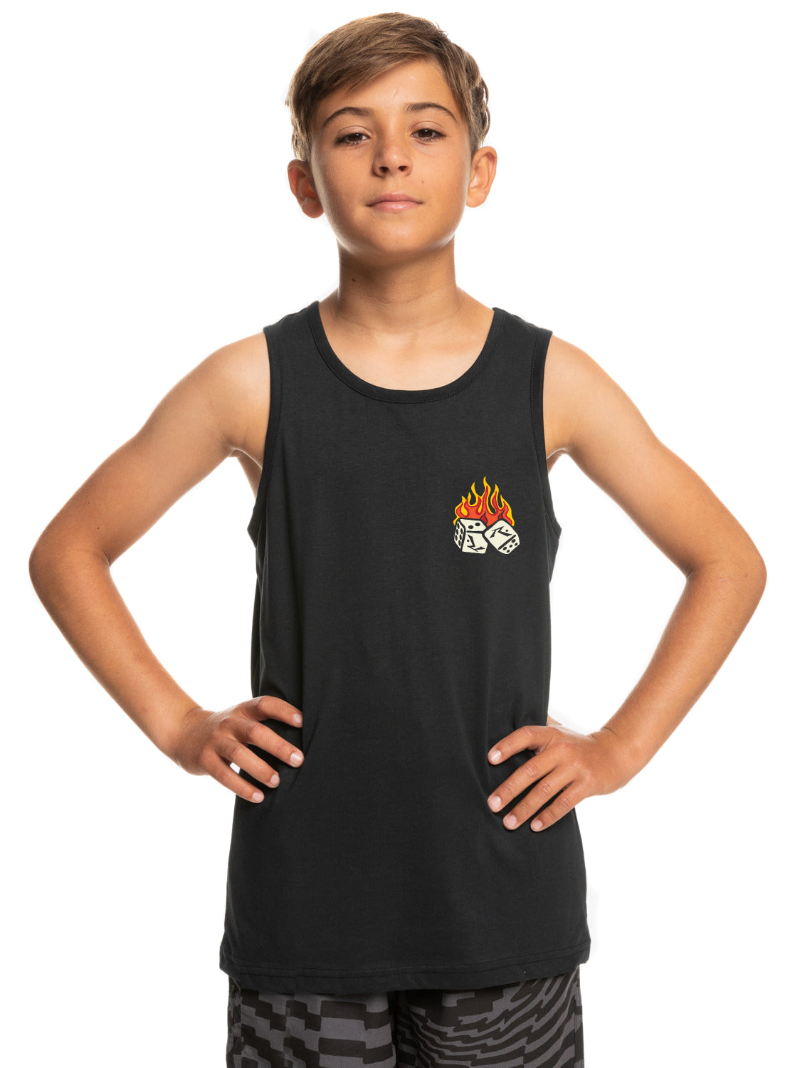 Musculosa Casino Fire  Jr Black