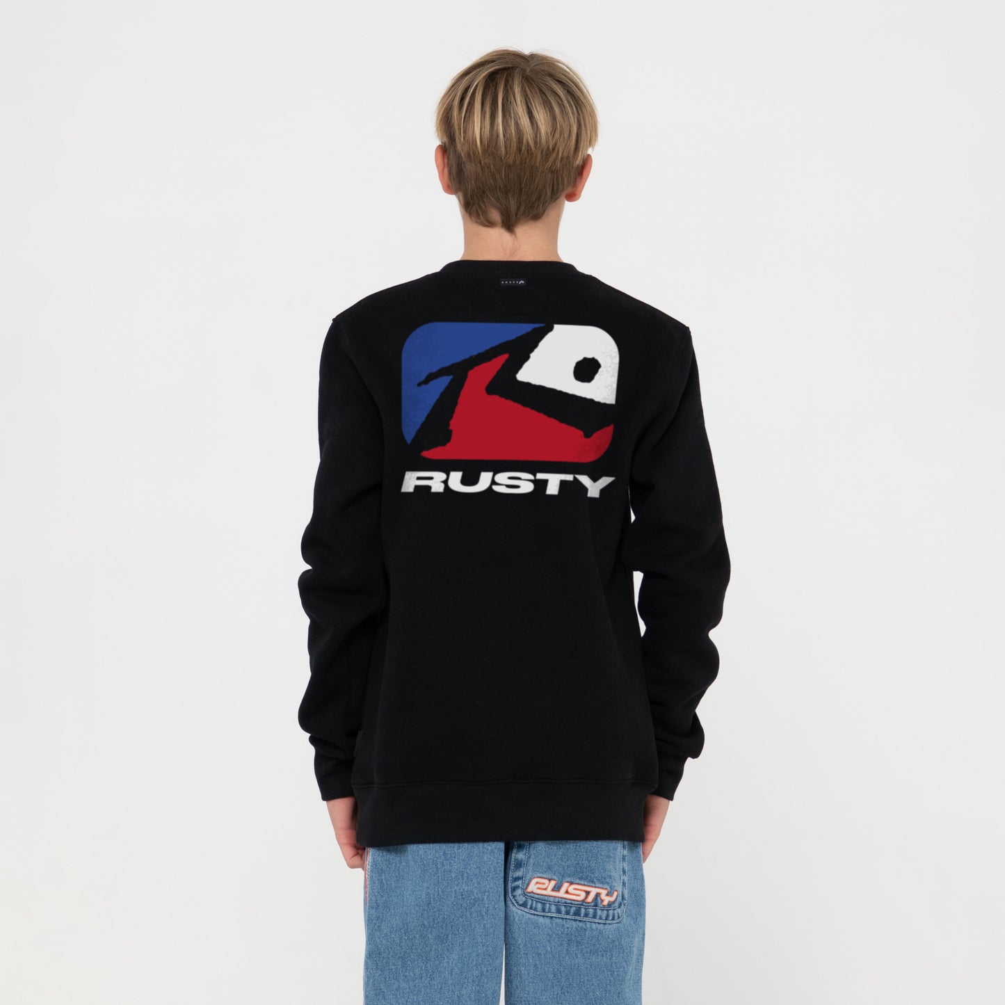 Buzo Rusty Phenom Crew Jr Black