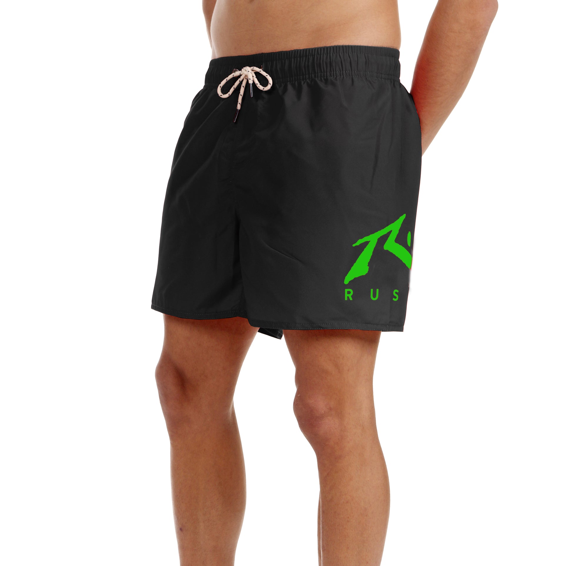 Short Elastic Competition Neon#NEGRO