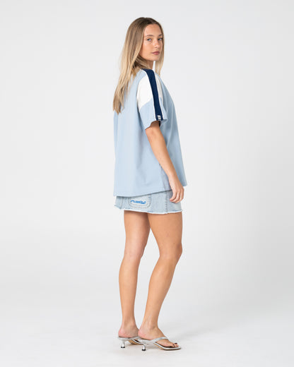 Remera New Break 220 Oversize Sea Blue