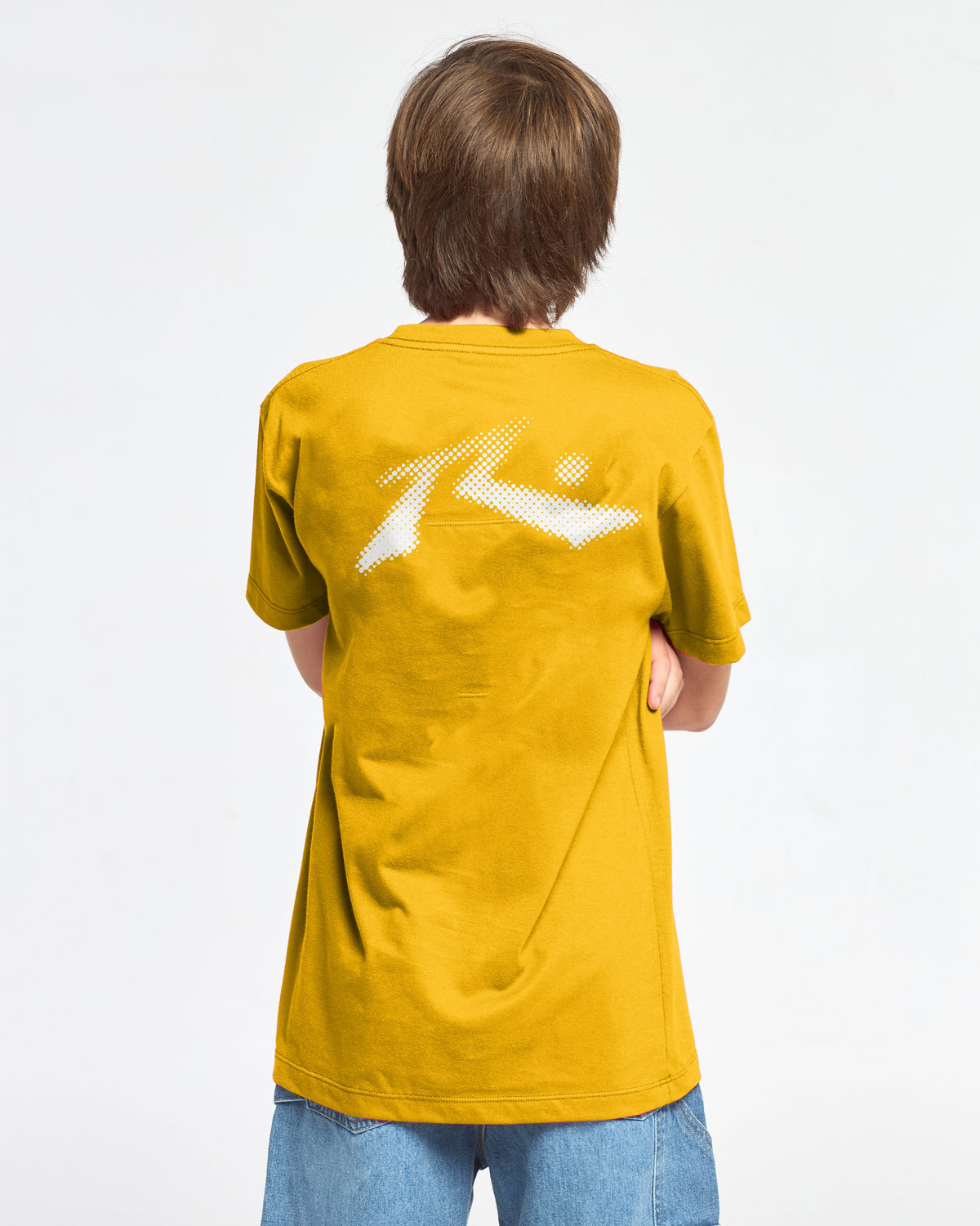 Remera Competition X Serie 2 Junior Yellow G/White