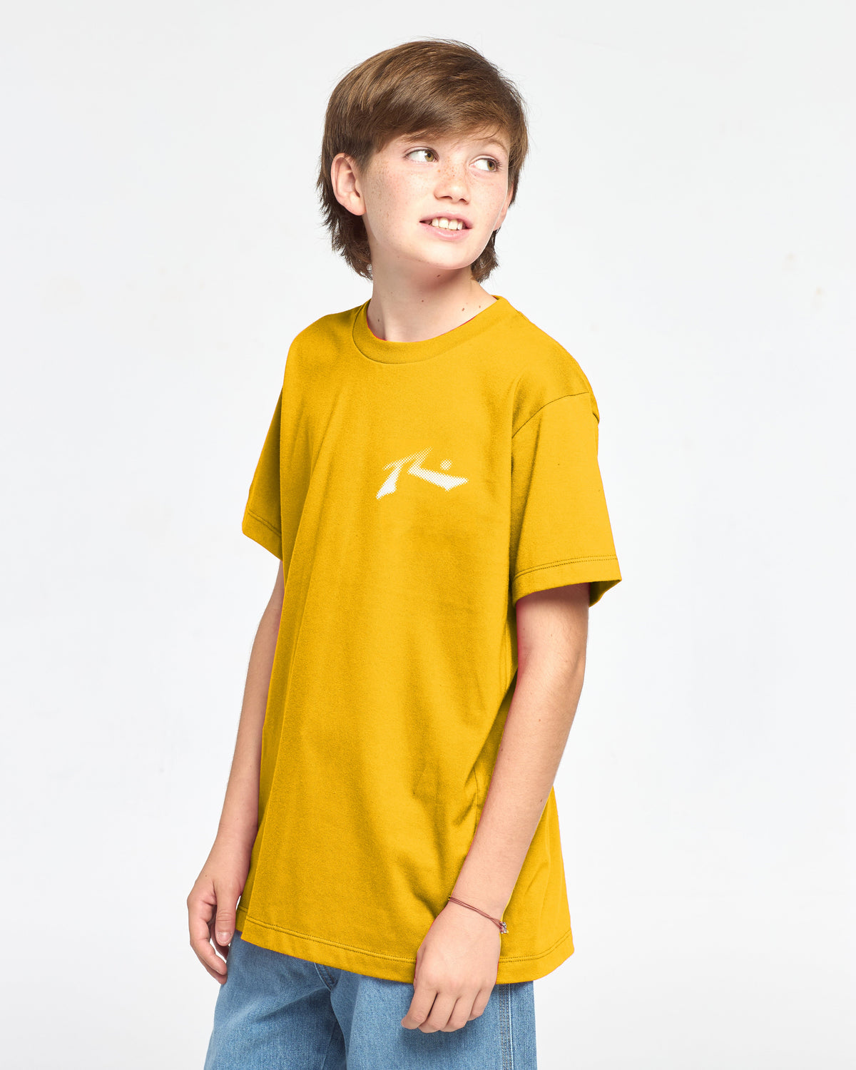 Remera Competition X Serie 2 Junior Yellow G/White