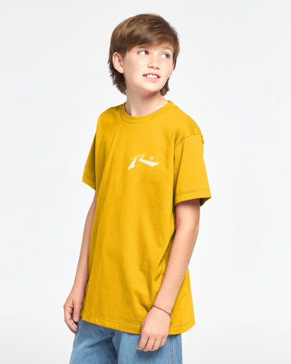 Remera Competition X Serie 2 Junior Yellow G/White