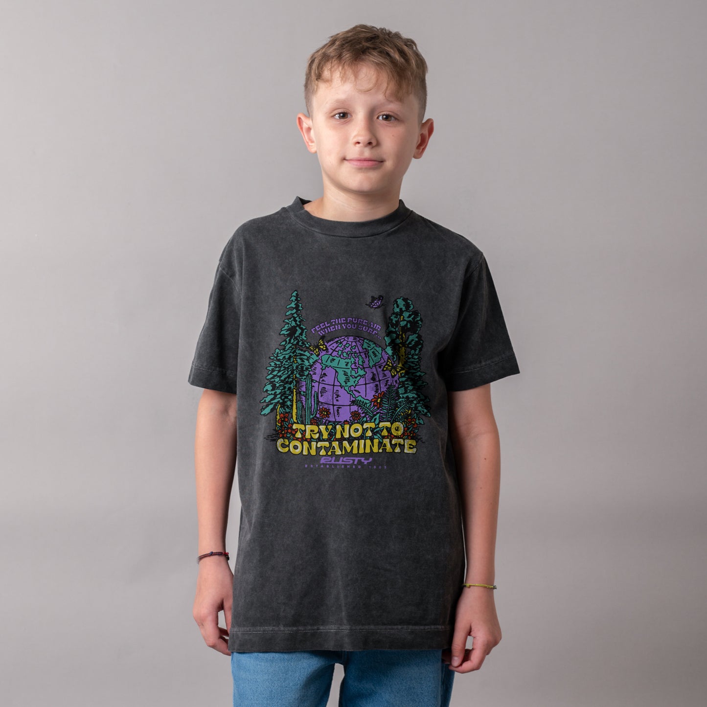 Remera Fosters Jr Process Black