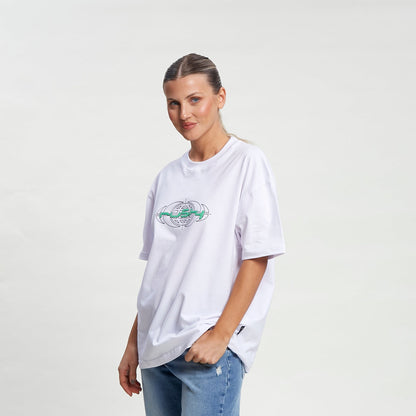 Remera Morpheus Oversize Unisex White