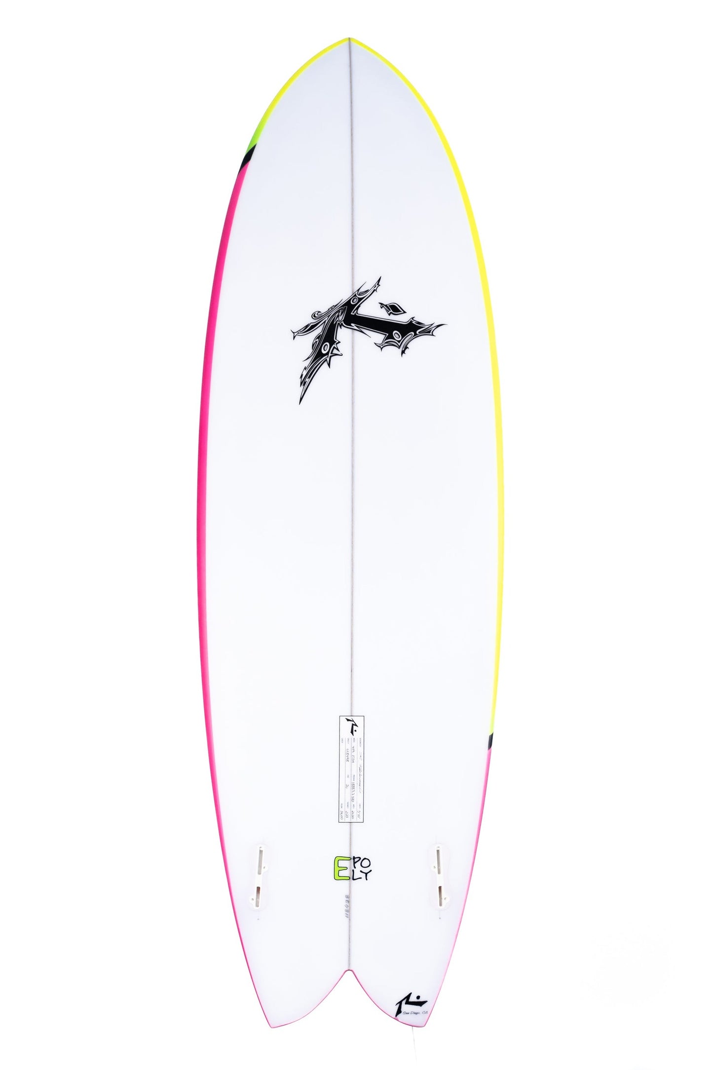 Surfboard Rusty 419 Fish 5' 10" FCS